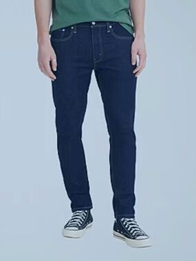 Levi's 512 Men's 38 32 Slim Indigo Jeans